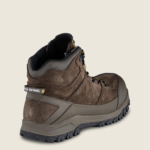 Vandrestøvler Herre - Red Wing Trbo - 5-Inch Waterproof Safety Toe - Mørkebrune - FIELPU-478